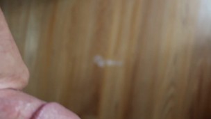 Hot Straight Muscle Stud Masturbation and Cumming on the Floor in Loafers