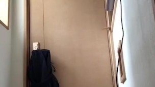 [Libido monster] Japanese bitch college student masturbating while working ♥♥♥♥ [Anal] [Black dick]