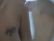 I like when my hubby cums on my face  9/16