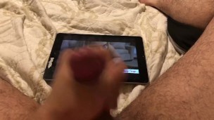 Teen Masturbating To Porn Special CUMSHOT