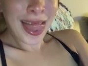 Girl farting and fished in a slave such a good slave 15/16