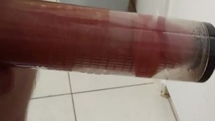 10 " penis pump completely filled. Time to master the 12 "