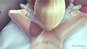 Shingeki no Kyojin Hentai - Annie blowjob with cum in her mouth