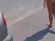 Devil's walk in Cap d'Agde. Blowjob on the street, broad daylight 5/16