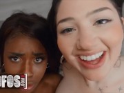 Mofos - Alyx Star & Nicole Kitt Put Their Sexy Pajamas & Suck Charles Dera's Dick 16/16