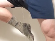 Almost didn't make it being dirty before showering 13/16