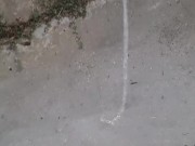 Pissing outside in the rain 2/16