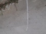 Pissing outside in the rain 5/16