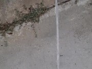 Pissing outside in the rain 6/16