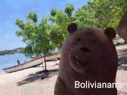 Me masturbando nas praias colombianas😜 dando showzinho pra Galera 😁😁😁