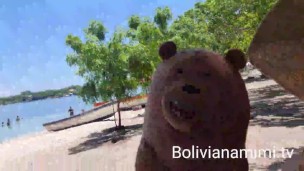 Me masturbando nas praias colombianas😜 dando showzinho pra Galera 😁😁😁