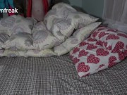 Secretly Humping Step Sisters Down Comforter and Cumming on My Shiny Down Jacket. Teaser Video 7/16