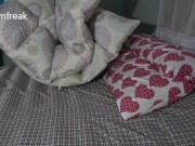 Secretly Humping Step Sisters Down Comforter and Cumming on My Shiny Down Jacket. Teaser Video 8/16