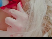 Popsicle sucking with a striptease!  14/16