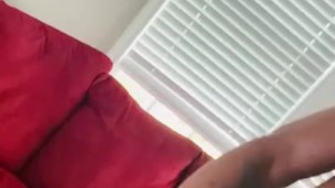 Cock jumping with 2 cock rings on CUMSHOT!