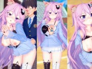 [Hentai Game Koikatsu! ]Have sex with Big tits Vtuber nyatasha nyanners.3DCG Erotic Anime Video.