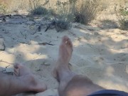 I'm on the beach in the shade 10/16