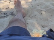 I'm on the beach in the shade 6/16