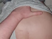 YOUNG WHORE GETS CREAMPIED ON BED 3/16