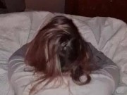 YOUNG WHORE GETS CREAMPIED ON BED 4/16