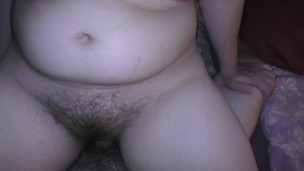 Wife with a big boobs rough femdom ride my cock with her creampied cheating pussy!