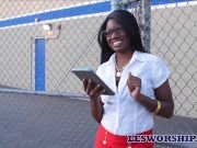 Ana Foxxx Is Training Hard for the Basketball Team 2/16