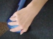 Massage til I cum after my home workout 