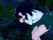 Kagome BLOWJOB in forest Inuyasha (3D Hentai) 2/16