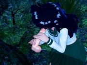Kagome BLOWJOB in forest Inuyasha (3D Hentai) 4/16