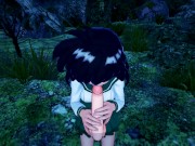 Kagome BLOWJOB in forest Inuyasha (3D Hentai) 5/16