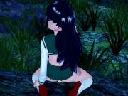 Kagome BLOWJOB in forest Inuyasha (3D Hentai) 7/16