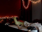Waking up after being tied up makes me intense horny. Moaning jerking off until I come.