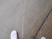 Pissing outsude in a summer shower 11/16