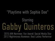 Mexican MILF Gabby Quinteros Lets UK Babe Sophie Dee Eat Her Taco! 1/16