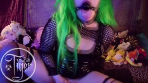 Shut up and drool. Gagged, drooling TigerSweetTooth.