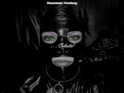 Slut-Orgasma Celeste my new deep throat training gag 16/16