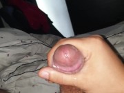Playing with myself to cum from creampie 
