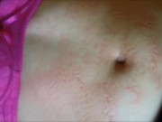 bite and teareth the skin of my belly PART 2 Fantasy of Paula Belly lick navel finger sexy abs ass 14/16