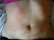 bite and teareth the skin of my belly PART 2 Fantasy of Paula Belly lick navel finger sexy abs ass 15/16