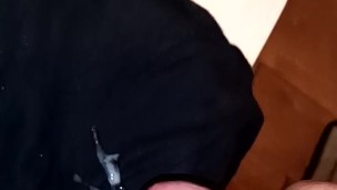 Cum with toy