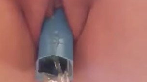 Peeing out of a asmtha spray