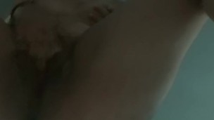 wearing my new thong and jerking off until my pussy gets wet