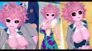 【エロゲーコイカツ！】僕のヒーローアカデミア 芦戸三奈3DCG巨乳アニメ動画(ヒロアカ)[Hentai Game Koikatsu! Mina Ashido(Anime 3DCG Video)]
