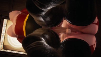 Helen Parr gets creampied by her futa clone - The Incredibles Inspired