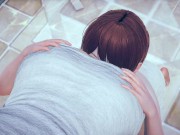 Chinese Luxury Bathroom Lesbian Sex POV Pussy Lick 11/16