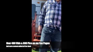 Horny Chubby Guy Cums in the Campground