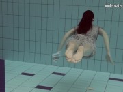 Loris Licicia is an example of perfect babe in the pool 7/16