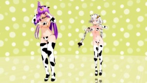 Hentai MMD - Shake_It_Off 乳牛裝 (Hazy) - PLAYHERE: tinyurl. com/hentgame