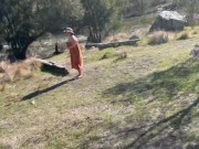 Outdoor Public Exhibitionist Fucking and Creampie  10/16