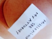 MissLexiLoup hot curvy ass female jerking off butthole fantasy Fall orgasms